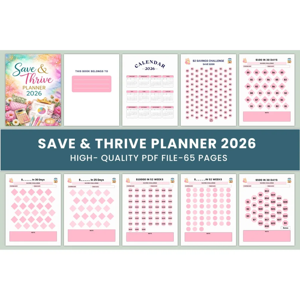 Save Thrive Planner