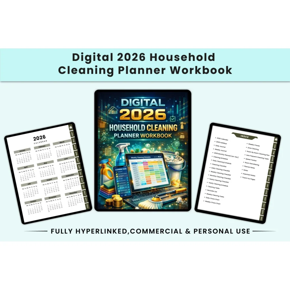 Household Cleaning Workbook