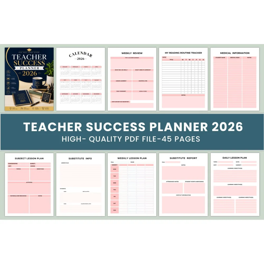 Teacher Success Planner