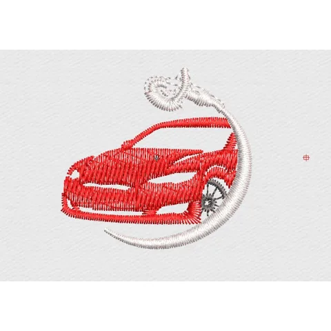 Car Embroidery Design