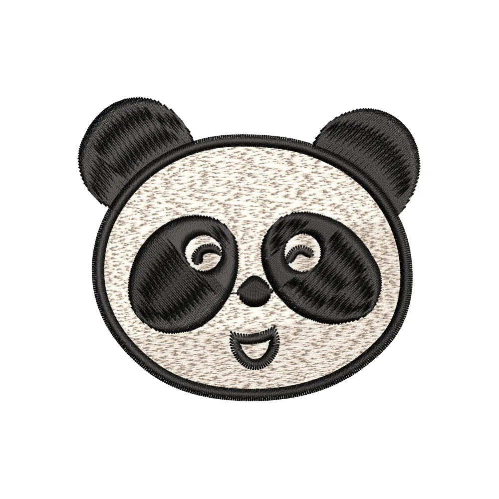 Panda Embroidery Design