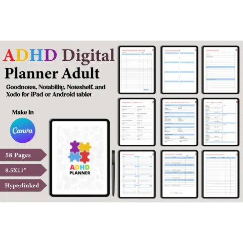 ADHD Adult Planner