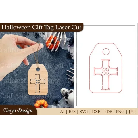 Lasercut Tags SVG Bundle