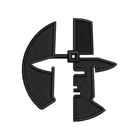 Hunter Man Embroidery Design