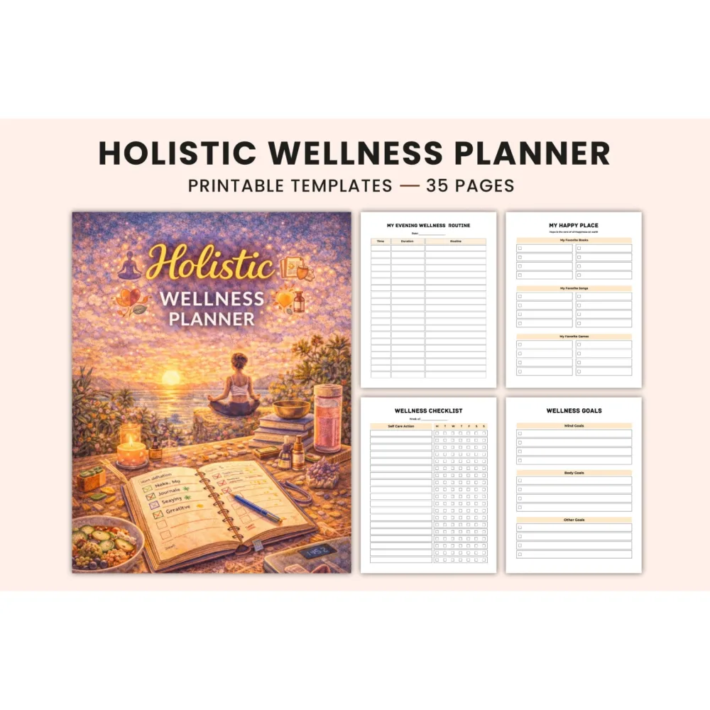Holistic Wellness Planner