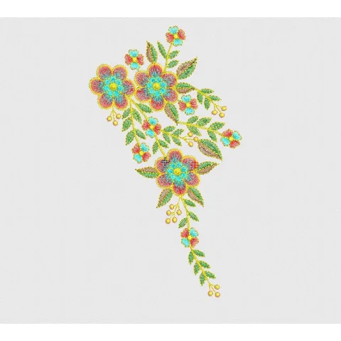 Flower Embroidery Design