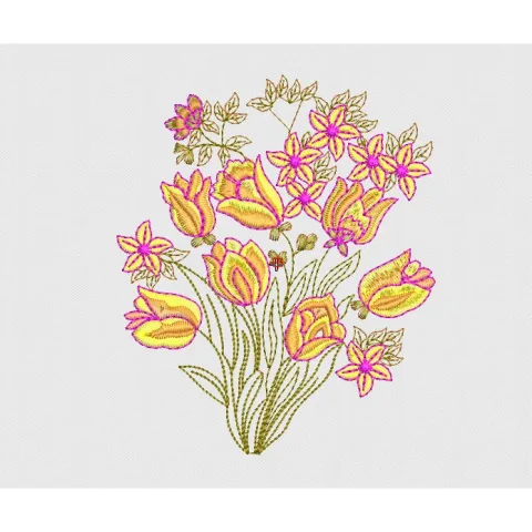Flower Embroidery Design