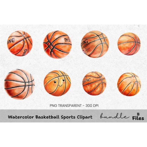 Basketball Sports Clipart Bundle