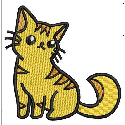 Cat Embroidery Design