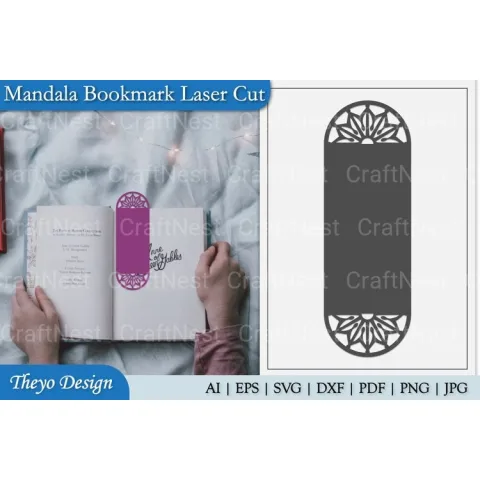 Mandala Bookmark SVG Bundle