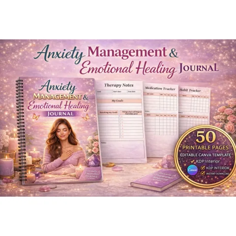 Anxiety Management Emotional Healing Journal