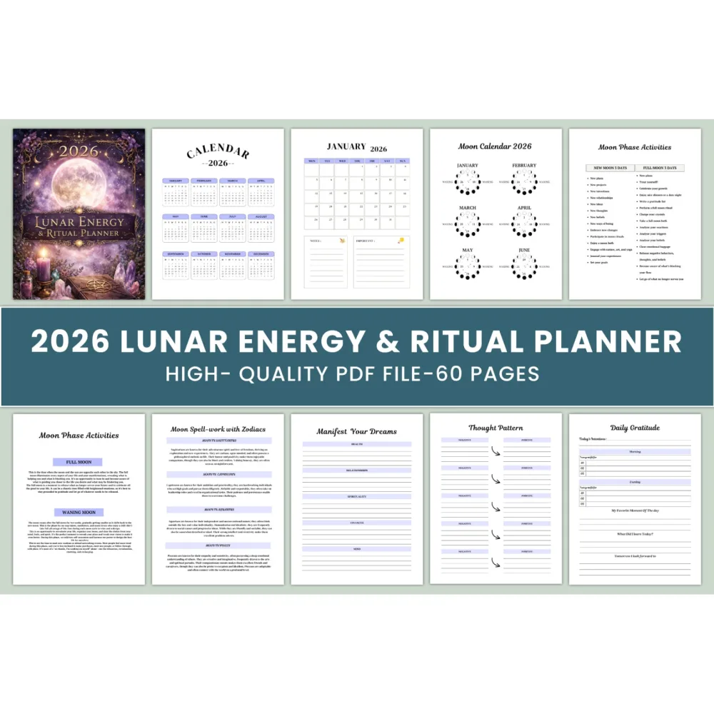 Lunar Energy Ritual Planner