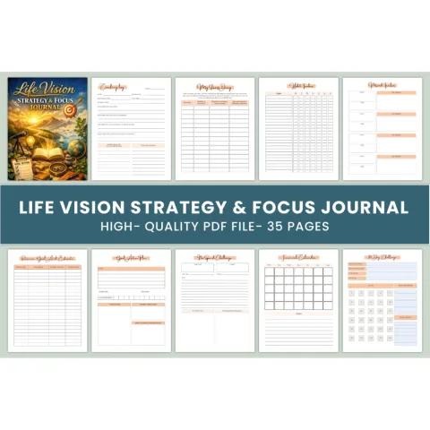 Life Vision Strategy Focus Journal