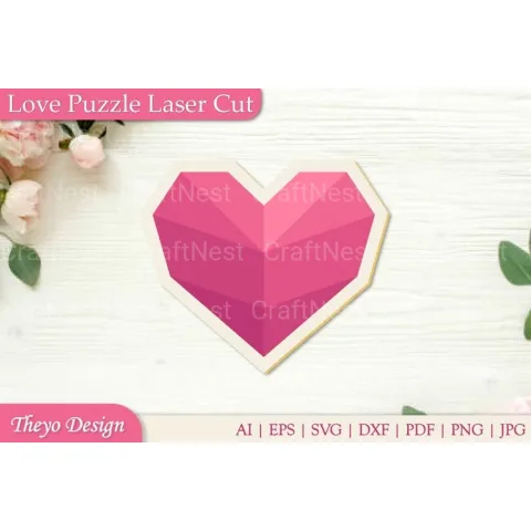 Love Puzzle SVG Bundle