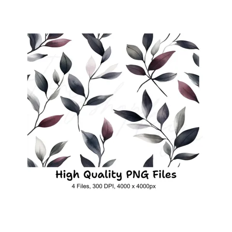 Elegant Leaves Clipart Bundle