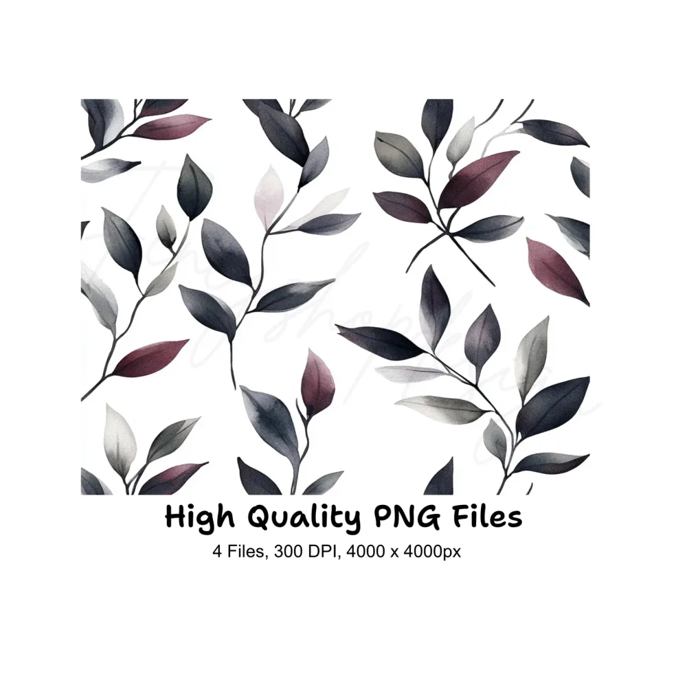Elegant Leaves Clipart Bundle