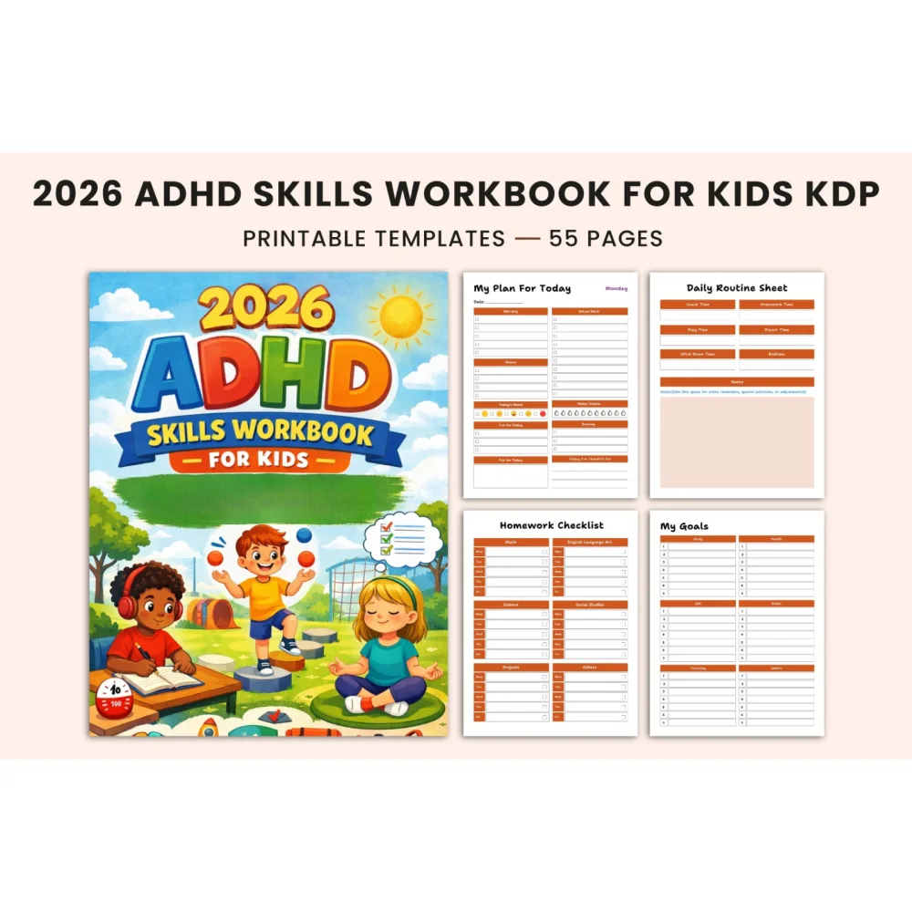 ADHD Skills Workbook for Kids