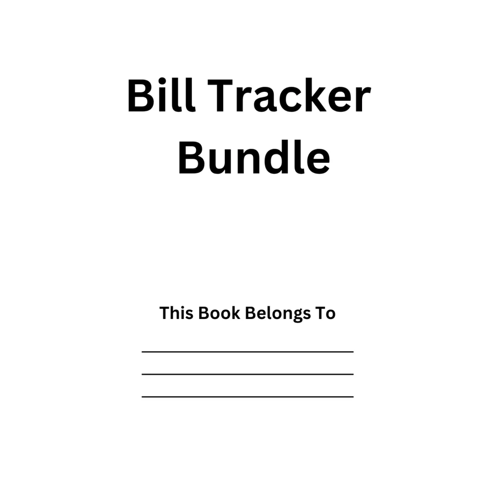 Bill Tracker Bundle