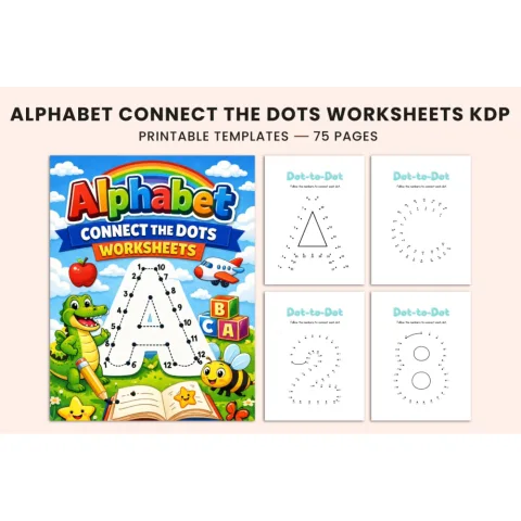 Alphabet Connect The Dots Worksheets Planner