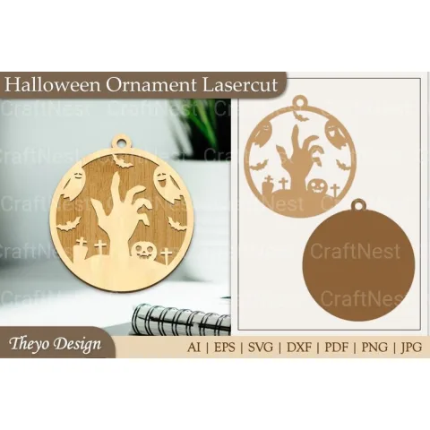 Ornament Halloween SVG Bundle