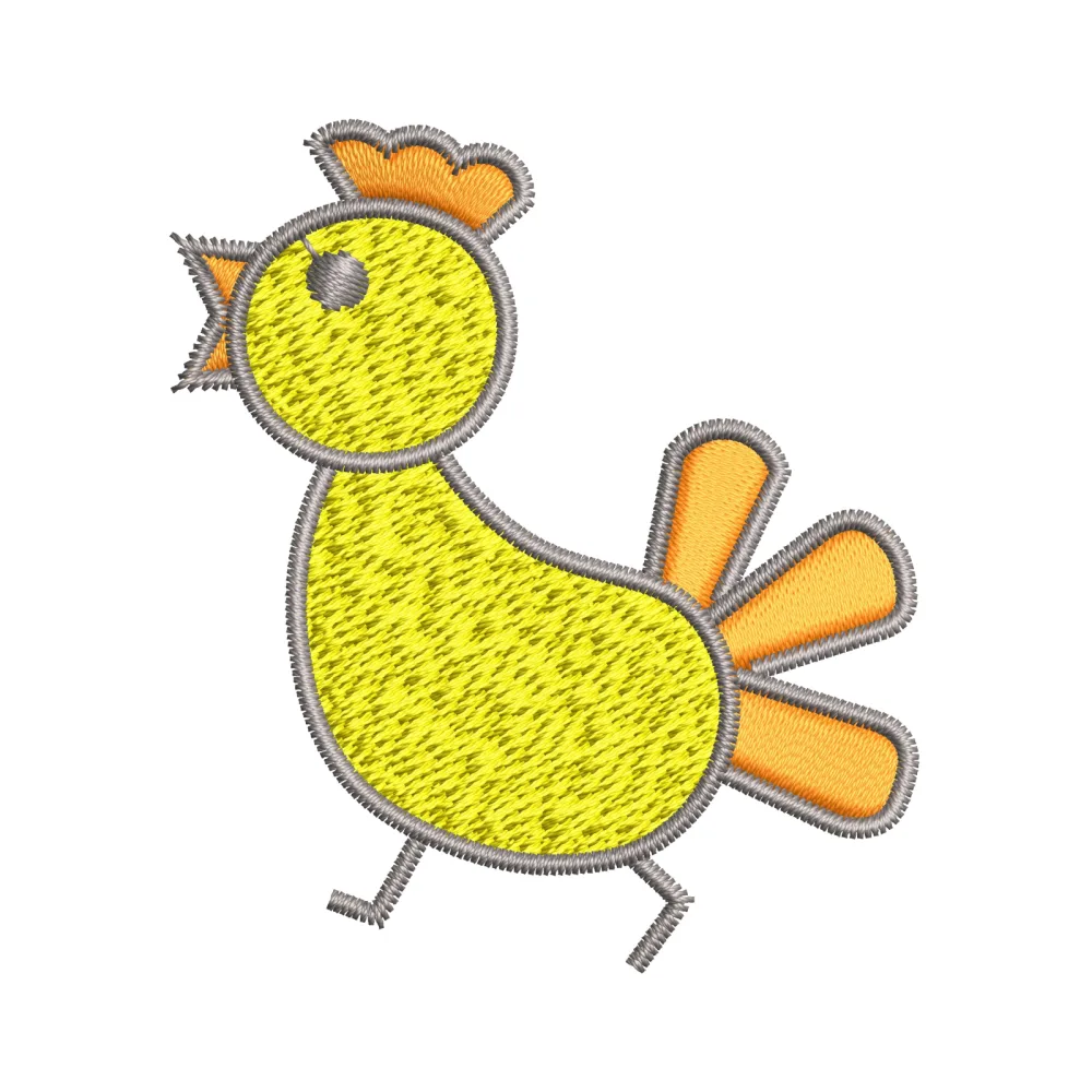 Chicken Embroidery Design