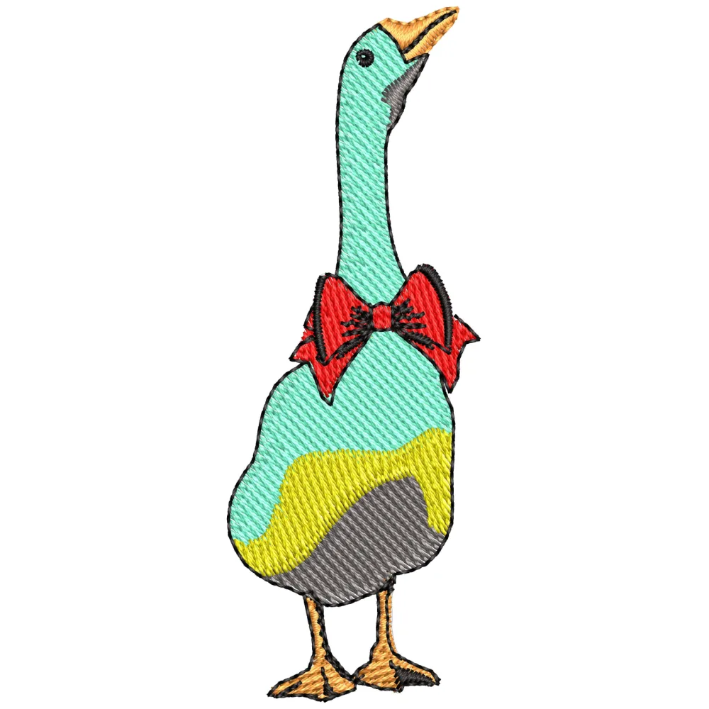 Guast Duck Embroidery Design
