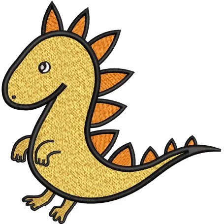 Dinosaur Baby Embroidery Design