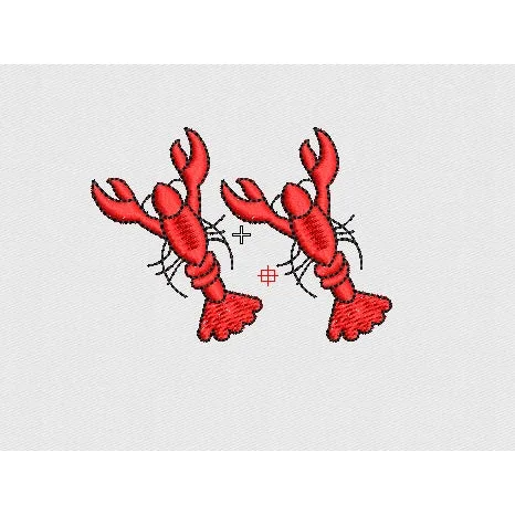 Crab Embroidery Design
