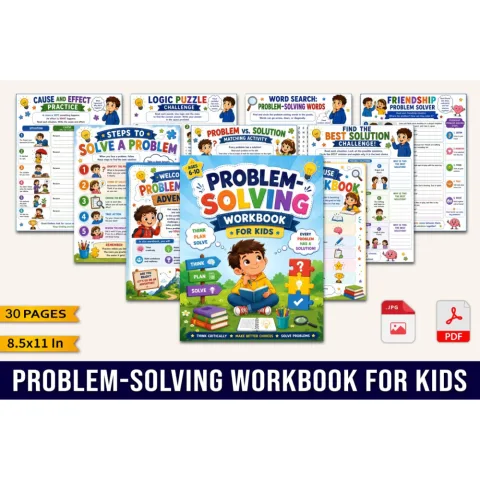 Problem Solving For Kids Workbook
