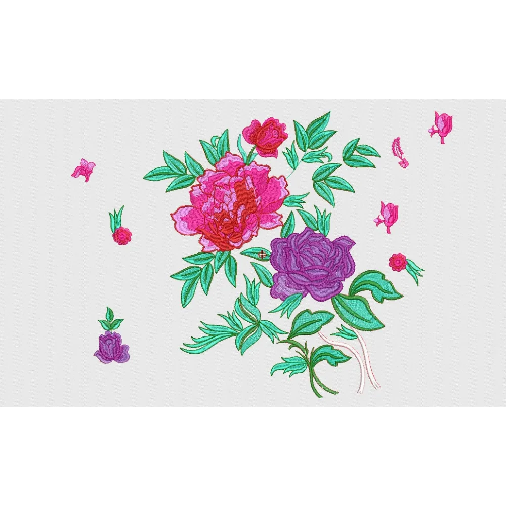 Flower Embroidery Design