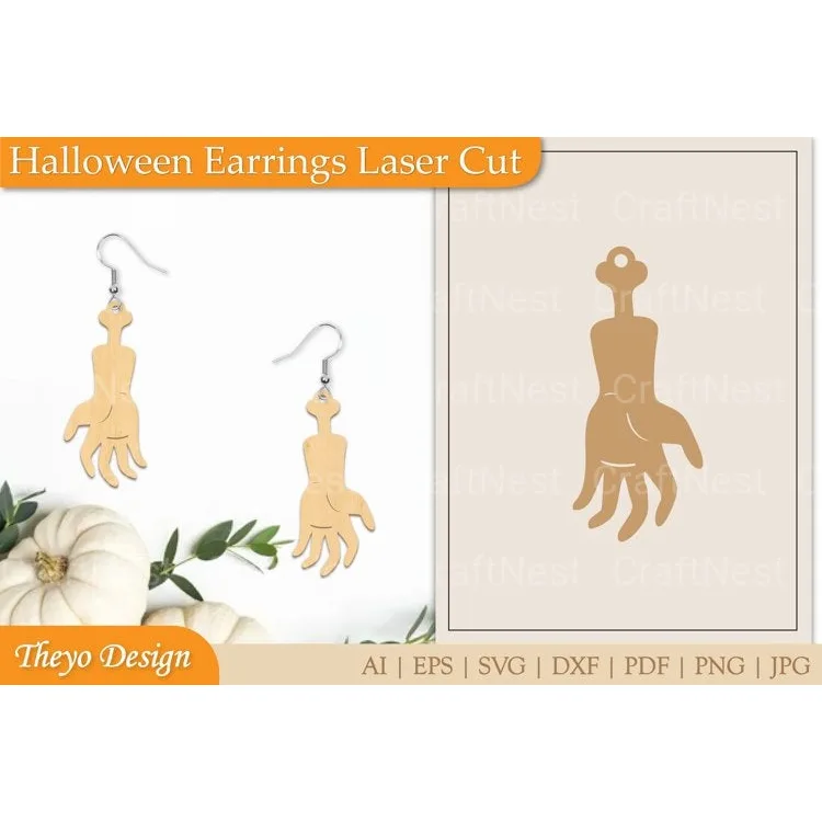 Halloween Earrings SVG Bundle