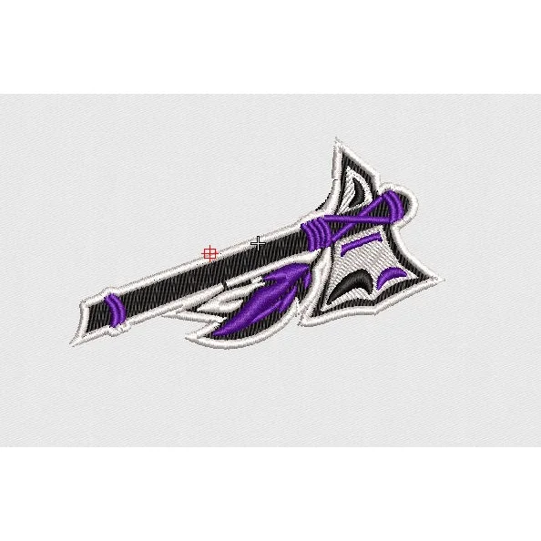 Axe Embroidery Design