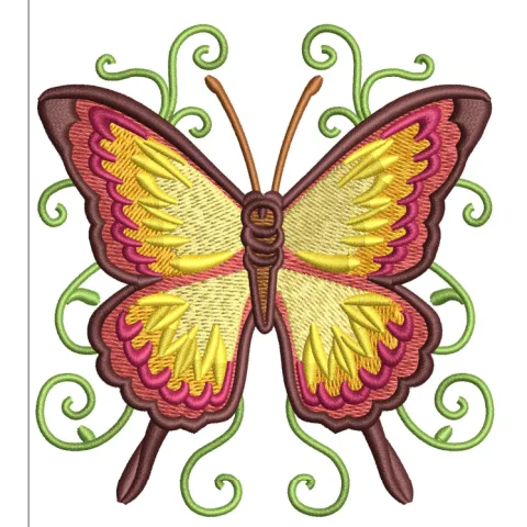 Butterfly Embroidery Design