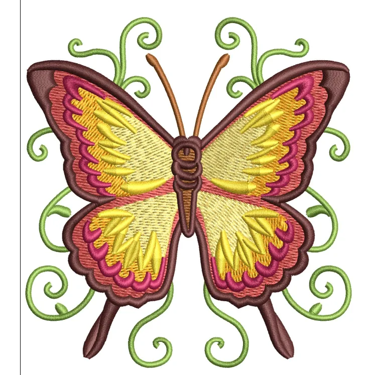 Butterfly Embroidery Design