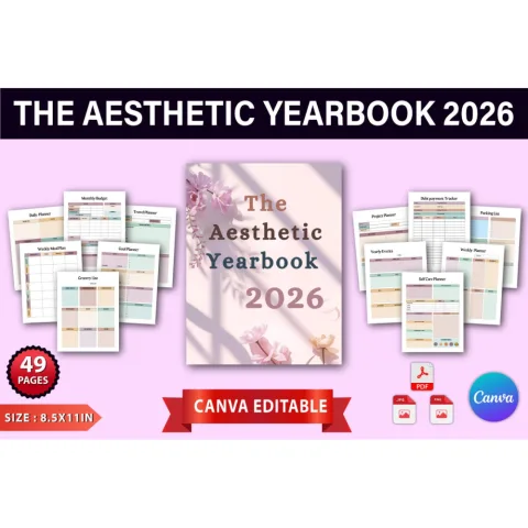 The Aesthetic Yearbook Planner