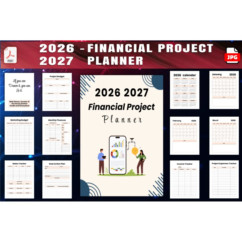 Financial Project Planner Template