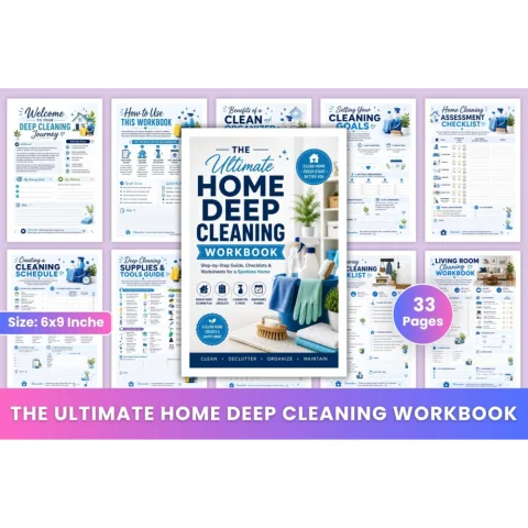 The Ultimate Home Deep Cleaning Workbook