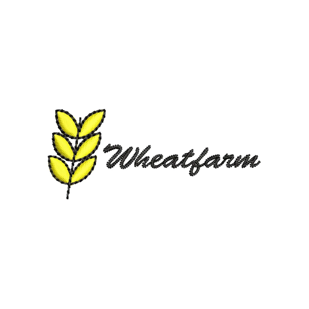 Wheatfarm Embroidery Design