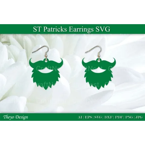 St Patrick's Day Earrings SVG Bundle