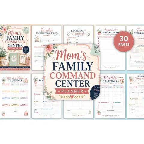Mom Family Command Center Planner