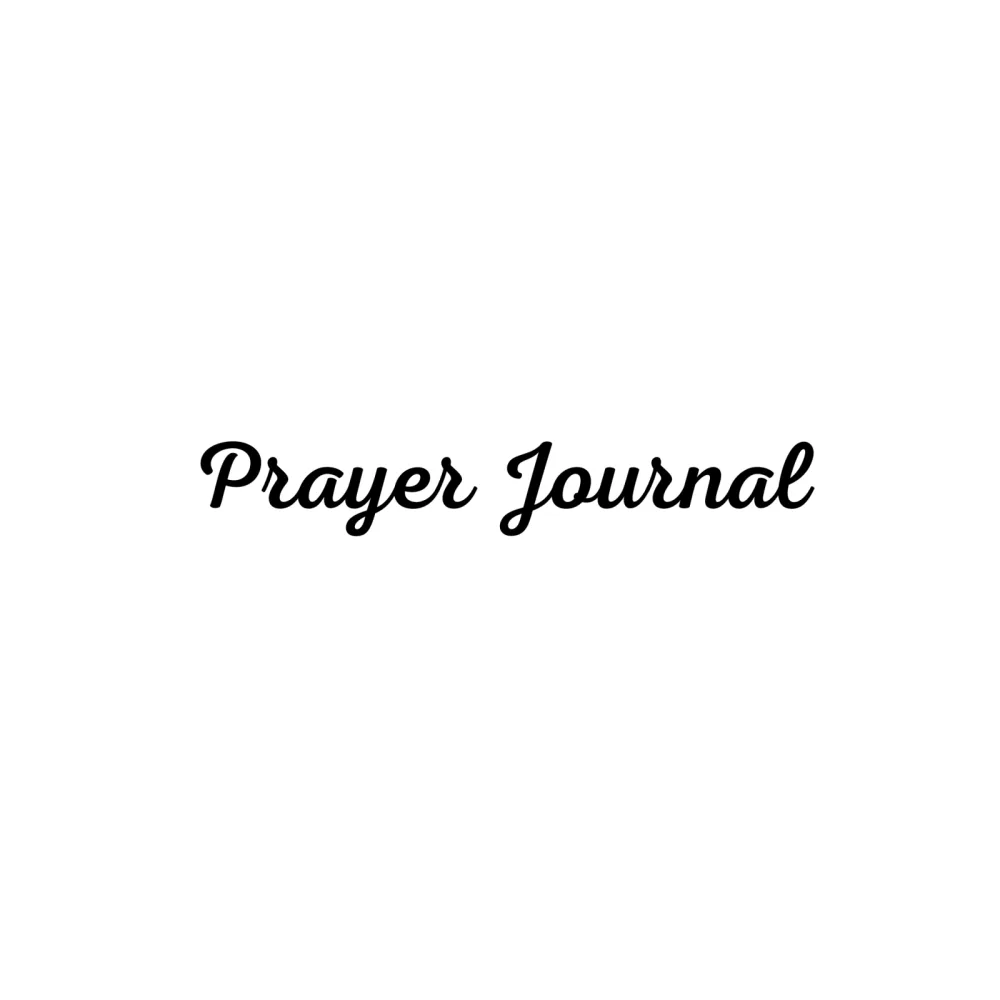 Prayer Journal Bundle