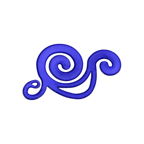Swirl Embroidery Design