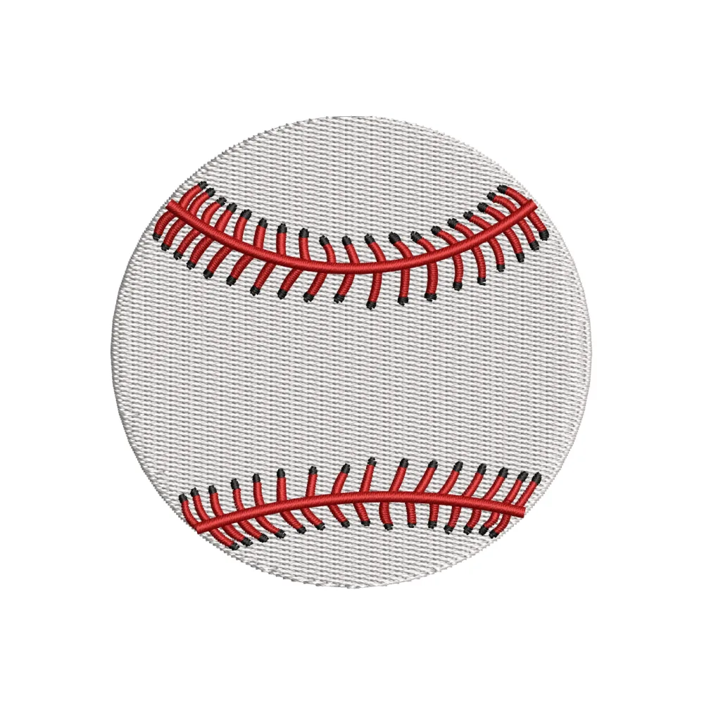 Baseball Embroidery Design