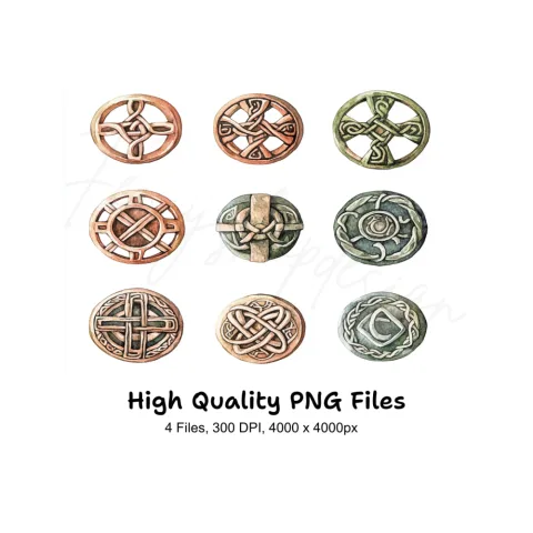 Celtic Knots and Symbols Clipart Bundle