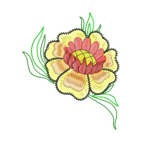 Flower Craft Embroidery Design