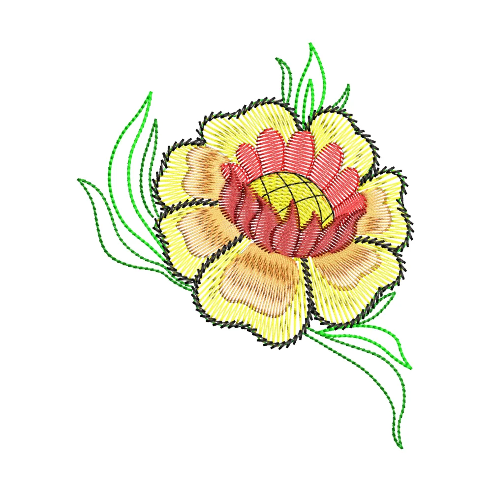 Flower Craft Embroidery Design