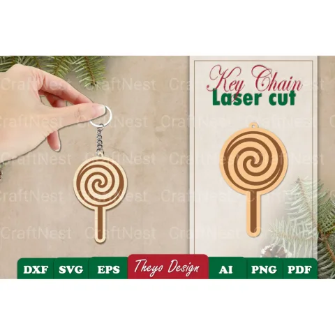 Christmas Keychain SVG Bundle