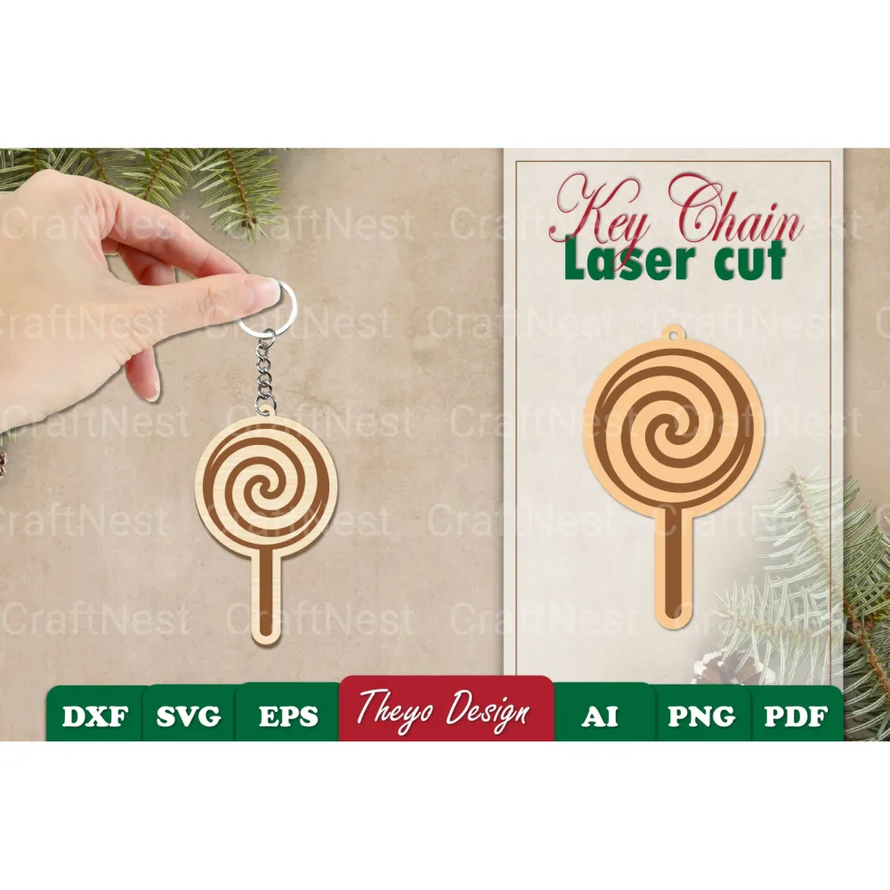 Christmas Keychain SVG Bundle