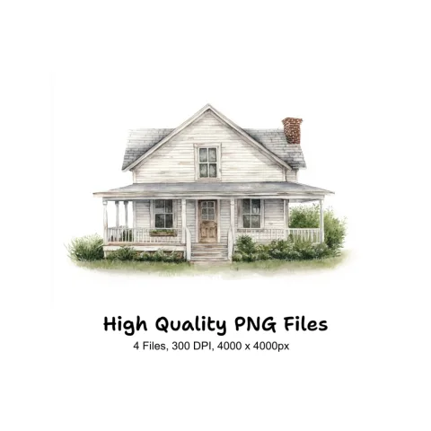 Farmhouse Clipart Bundle