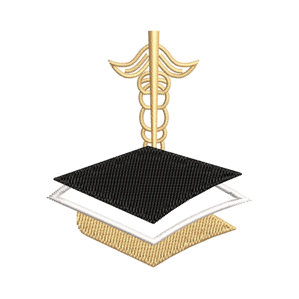 Pharma Embroidery Design